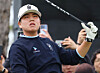 Jang Yu-bin of Korea tees off on the second hole during the first round of LIV Golf Korea at Jack Nicklaus Golf Club Korea in Incheon on May 2. [YONHAP]