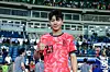 Korea's Jeon Jin-woo poses after a 2-0 win over Iraq at Basra International Stadium in Barsa, Iraq on June 5. [NEWS1]