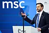 U.S. Vice President JD Vance speaks at the Munich Security Conference (MSC) in Munich, Germany February 14, 2025. [REUTERS/YONHAP]