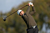 Kevin Yu of Chinese Taipei plays his shot from the second tee during the second round of The Genesis Invitational 2025 at Torrey Pines Golf Course on Feb. 14 in La Jolla, California. [GETTY IMAGES]