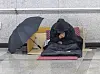 A homeless senior at Seoul Station, central Seoul, on Nov. 29, 2024 [JOONGANG SUNDAY]