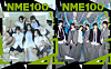 Girl group Rescene, left, and boy band TWS listed on NME's ″Essential Emerging Artists for 2025″ [SCREEN CAPTURE]