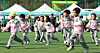 Children have fun with their teachers during a festival at a park in Songpa District, southern Seoul on Nov. 4. [NEWS1]