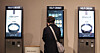 A customer uses a kiosk at a food court in a Seoul shopping mall on March 27. [NEWS1]