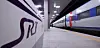 A KTX train undergoes a test run for safety checks at Suseo Station in Seoul on the afternoon of Feb. 10, ahead of a pilot cross-operation service. [NEWS1]