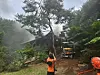 Fire authorities work to put out a fire at Seongbuk-dong Garden, a designated cultural heritage site in Seongbuk District, northern Seoul, on June 30. [SEONGBUK DISTRICT OFFICE]