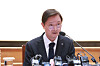 Financial Supervisory Service Gov. Lee Chan-jin speaks to reporters during a press conference at Yeouido, western Seoul, on Feb. 9, held to share the organization’s annual policy agenda. Lee said Bithumb’s recent mispayment of 620,000 Bitcoins to its users starkly exposes the structural problems in virtual asset information systems. [FSS]