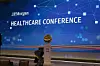 A view of Grand Ballroom main stage at the 44th J.P. Morgan Healthcare Conference, which takes place at the Westin St. Francis hotel in San Francisco, California. The event runs until Jan. 15. [J.P. MORGAN HEALTHCARE CONFERENCE]