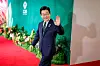 President Lee Jae Myung arrives for the second day of the G20 Leaders' Summit, in Johannesburg, South Africa on Nov. 23. [AP/YONHAP]