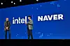 Intel CEO Pat Gelsinger (left) speaks with Ha Jung-woo , then head of AI Innovation at NAVER Cloud, on Tuesday, April 9, 2024, at the Intel Vision event in Phoenix, Arizona. During the event on April 8-9, Intel leaders joined partners, customers and luminaries to learn about advances that will transform how business uses artificial intelligence. [INTEL CORPORATION]