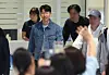 Tottenham Hotspurs captain Son Heung-min arrives at Incheon International Airport in the afternoon on May 27. [YONHAP]