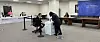 Overseas voters living in the United States cast their ballots at a polling station at the consulate general in Los Angeles last Wednesday. [YONHAP]