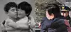 A clip from an AI-generated video shows Korean President Lee Jae Myung, depicted as a child factory worker, hugging Brazilian President Luiz Inacio Lula da Silva in the left scene, which transitions to the two leaders embracing in the present day. [SCREEN CAPTURE]