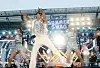 Psy performs at his ″Summer Swag″ concert at Incheon Asiad Main Stadium in Seo District, Incheon, on June 28. [NEWS1]