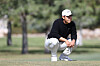 Tom Kim looks on at the 12th green during the second round of the Shriners Children's Open 2024 at TPC Summerlin on Oct. 18 in Las Vegas, Nevada. [AFP/YONHAP]