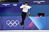 Cha Jun-hwan of South Korea performs his free skate in the men's singles figure skating competition at the Winter Olympics at Milano Ice Skating Arena in Milan on Feb. 13. [YONHAP]