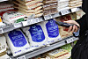 Bags of sugar are on display at a supermarket in downtown Seoul on March 9.  [YONHAP]