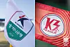 The K League 2 flag, left, and K3 flag [KOREA FOOTBALL ASSOCIATION]