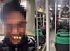 A screenshot from a video uploaded by an Indonesian national to social media shows the man mocking and harassing female students on a bus [SCREEN CAPTURE]