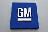 The General Motors (GM) logo is displayed at the GM Detroit-Hamtramck Assembly plant in Hamtramck, Michigan on Jan. 27, 2020. [AP/YONHAP]