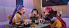 Still from Netflix's ″KPop Demon Hunters,″ showcasing Korean foods [NETFLIX]