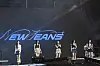 Members of NewJeans perform at the Lollapalooza Music Festival on Aug. 3, 2023, at Grant Park in Chicago. [AP/YONHAP]