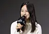 Singer Lee Hyo-ri speaks during a press conference for the upcoming beauty makeup survival show ″Just Makeup″ held in Gwangjin District, eastern Seoul, on Oct. 1. Lee will be the host for the show. [NEWS1]