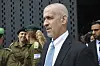 Ronen Bar, chief of Israel's domestic Shin Bet security agency, attends a ceremony marking Memorial Day for fallen soldiers of Israel's wars and victims of attacks at Jerusalem's Mount Herzl military cemetery on May 13. [POOL/YONHAP]
