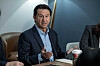 José Muñoz, the newly named CEO of Hyundai Motor, speaks during an interview with the Korean press at the LA Auto Show in California on Nov. 21. [HYUNDAI MOTOR]
