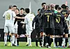 Footballers cheer each other after playing at the 2024 Nexon Icons Match at the Seoul World Cup Stadium on Oct. 20, 2024. [NEWS1]