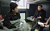 Rep. Yu Yong-weon of the People Power Party interviews a captured North Korean soldier during his four-day visit to Ukraine from Feb. 23 to 26. [REP. YU YONG-WEON]