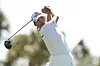 Ko Jin-young hits a shot during the Founders Cup presented by the U.S. Virgin Islands 2025 at Bradenton Country Club in Florida on Feb. 9. [AFP/YONHAP]