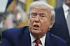 U.S. President Donald Trump speaks to reporters in the Oval Office of the White House in Washington D.C. on May 23. [AP/YONHAP]