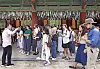 Students gather at Bulguksa Temple on July 3. [PARK SANG-MOON]