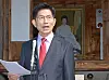 People Power Party presidential candidate Kim Moon-soo tours the birthplace of former first lady Yuk Young-soo in Okcheon, North Chungcheong, on May 25. [NEWS1]