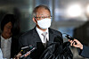 Former Supreme Court Chief Justice Yang Sung-tae leaves the Seoul Central District Court in southern Seoul after attending his final hearing on Sept. 15, 2023. The court on Friday acquitted him of all 47 charges, including accusations of seriously breaching his duties as a judge by meddling in trials. [NEWS1]
