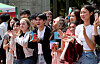 Students at Korea University participate in the International Student Fair in May. The university is set to open its international student-only Division of Global Entertainment in spring 2025. [NEWS1]