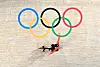 Harrie Lavreysen of the Netherlands celebrates after the men's team sprint finals in Montigny-le-Bretonneux, France, on Tuesday. [XINHUA/YONHAP]
