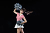 Cheerleader An Ji-hyun poses for a photo at the JoongAng Ilbo Building in western Seoul on Feb. 26. [JOONGANG ILBO]
