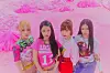 Girl group Fifty Fifty with its three former members and current member Keena, far left [ATTRAKT]