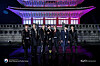 Boy band BTS poses in front of Gyeongbok Palace. [KOREA HERITAGE SERVICE]