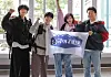 Crew of the ″Chef in Antarctica″ (translated) cooking show, including celebrity chef Paik Jong-won at far right [SCREEN CAPTURE]