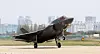 This file photo shows the U.S. Air Force's F-35 fighter jet landing at an air base in Korea's Gwangju on April 18. [YONHAP]