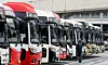 Express buses are parked at Seoul Express Bus Terminal in southern Seoul on Jan. 17, 2023. [NEWS1]