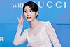 Singer-songwriter and actor Lee Ji-eun, who goes by the stage name IU, poses for a photo at the 61st Baeksang Arts Awards at Coex in Gangnam District, southern Seoul, on May 5. [NEWS1]