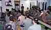 Four months after Pvt. Yoon Seung-joo’s death, members of the Military Culture Reform Committee visit the unit to conduct a human rights training session in December 2014. [JOINT PRESS CORPS]