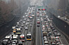 The Gyeongbu Expressway in southern Seoul is packed with vehicles on Feb. 13, 2025, a day before the Lunar New Year holiday period.  [YONHAP]