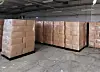 Some 500,000 expired face masks are stacked at a factory in Ulsan. Upcycling company Touch4Good received the masks from a distributor earlier this year to develop recycling methods. [TOUCH4GOOD]