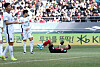 FC Seoul captain Jesse Lingard, right, reacts during a K League 1 match against Gimcheon Sangmu at Seoul World Cup Stadium in western Seoul on March 3. [YONHAP]