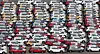 Vehicles wait to be exported at a port in Pyeongtaek, Gyeonggi, on Feb. 19. [YONHAP]